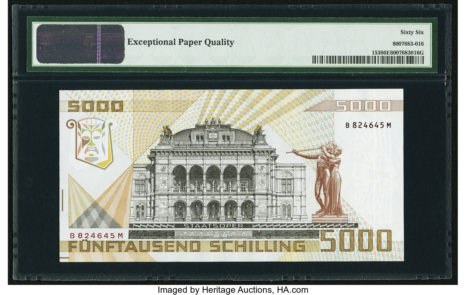 image for: Austria  5,000 schilling (B258a)
