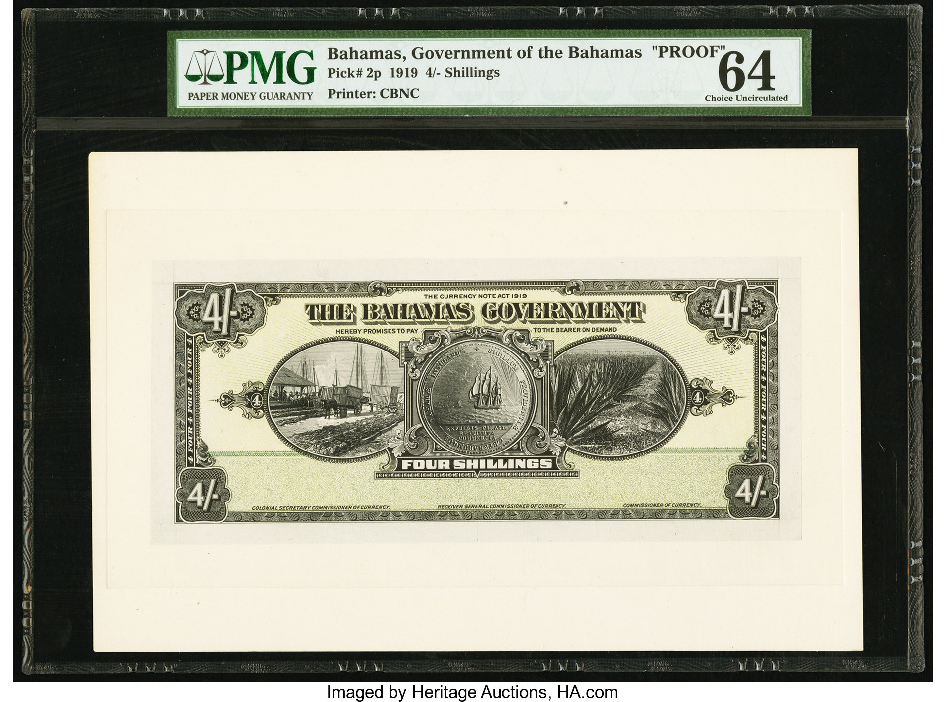 image for: Bahamas  4 shillings(B102b)