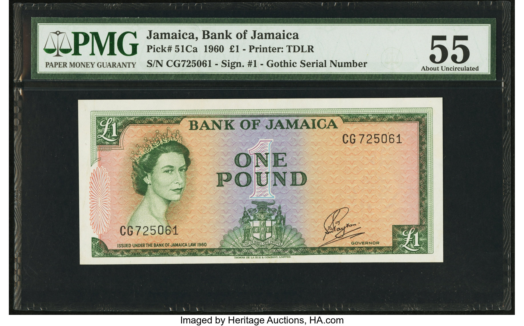 image for: Jamaica  5 shillings (B204b)