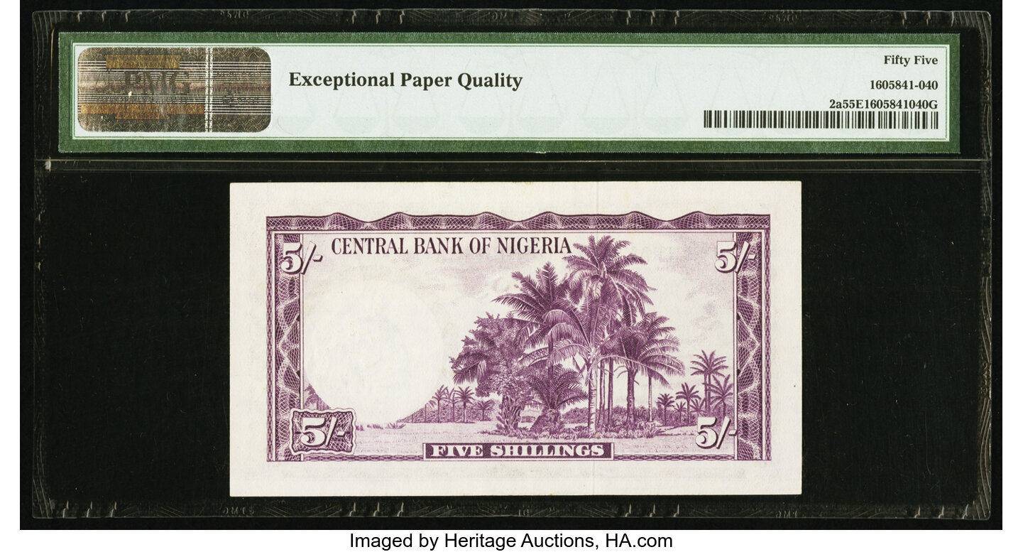 image for: Nigeria  5 shillings (B201as6)