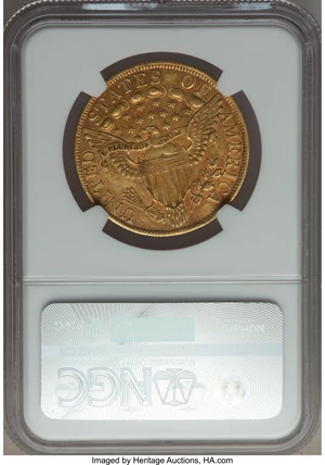 image for: 1799 $10 Small Obverse Stars, BD-6, R.5, AU53+ NGC. CAC....
