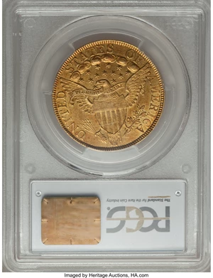 image for: 1799 $10 Small Obverse Stars, BD-8, R.5, AU58 PCGS....
