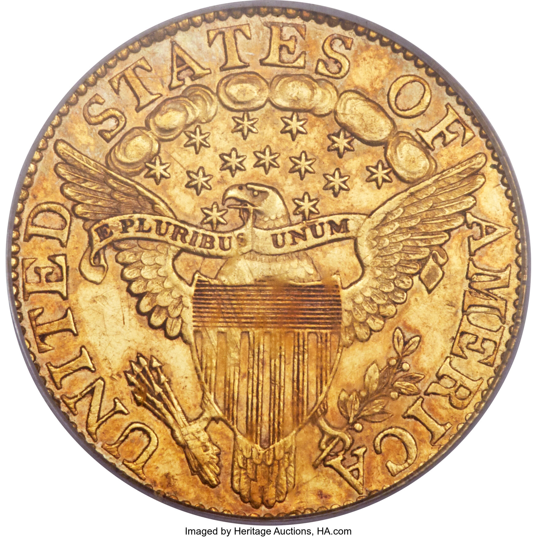 image for: 1800 $5 BD-4, R.4, AU53 PCGS....