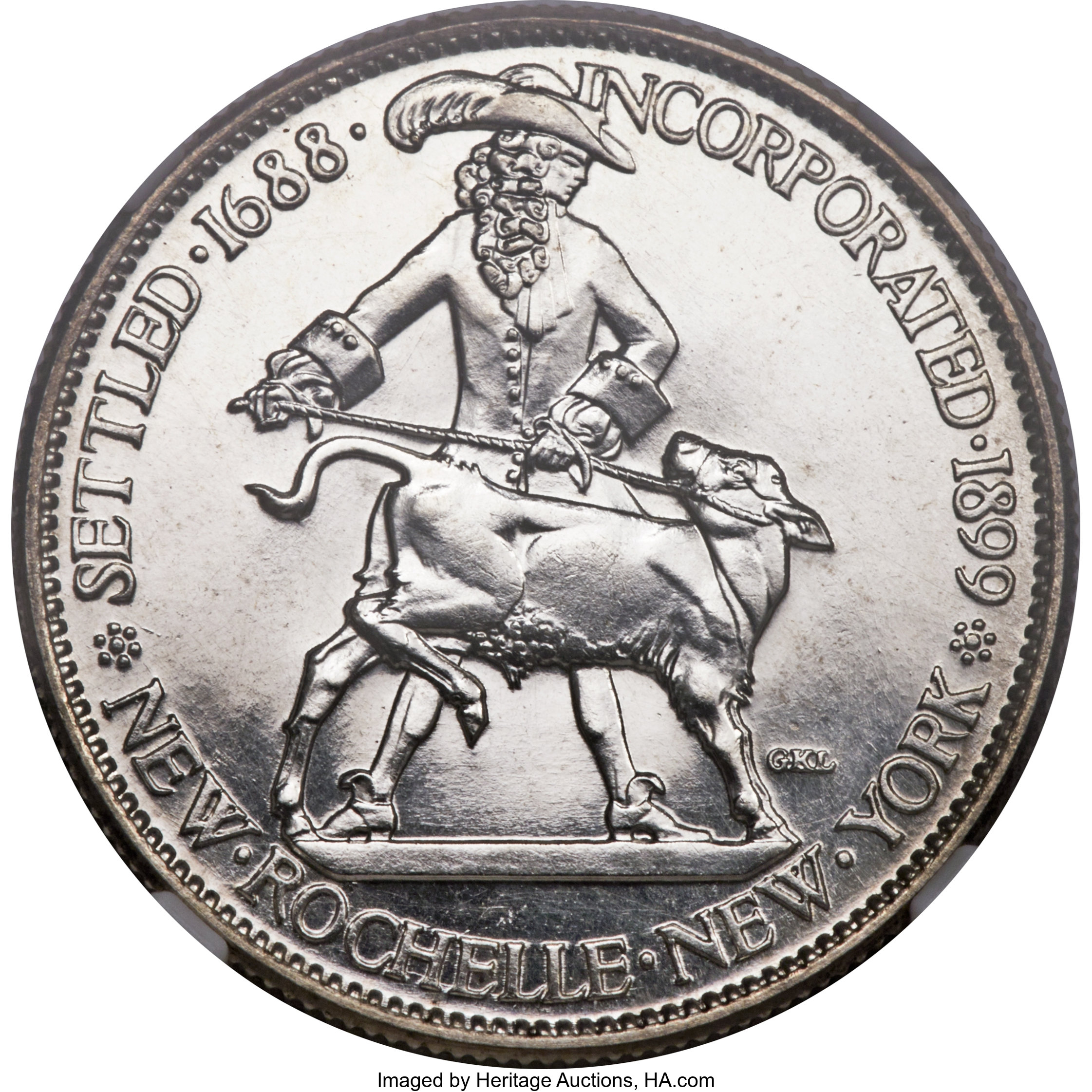 image for: 1938 50C New Rochelle, Specimen Finish, SP64 NGC. CAC....