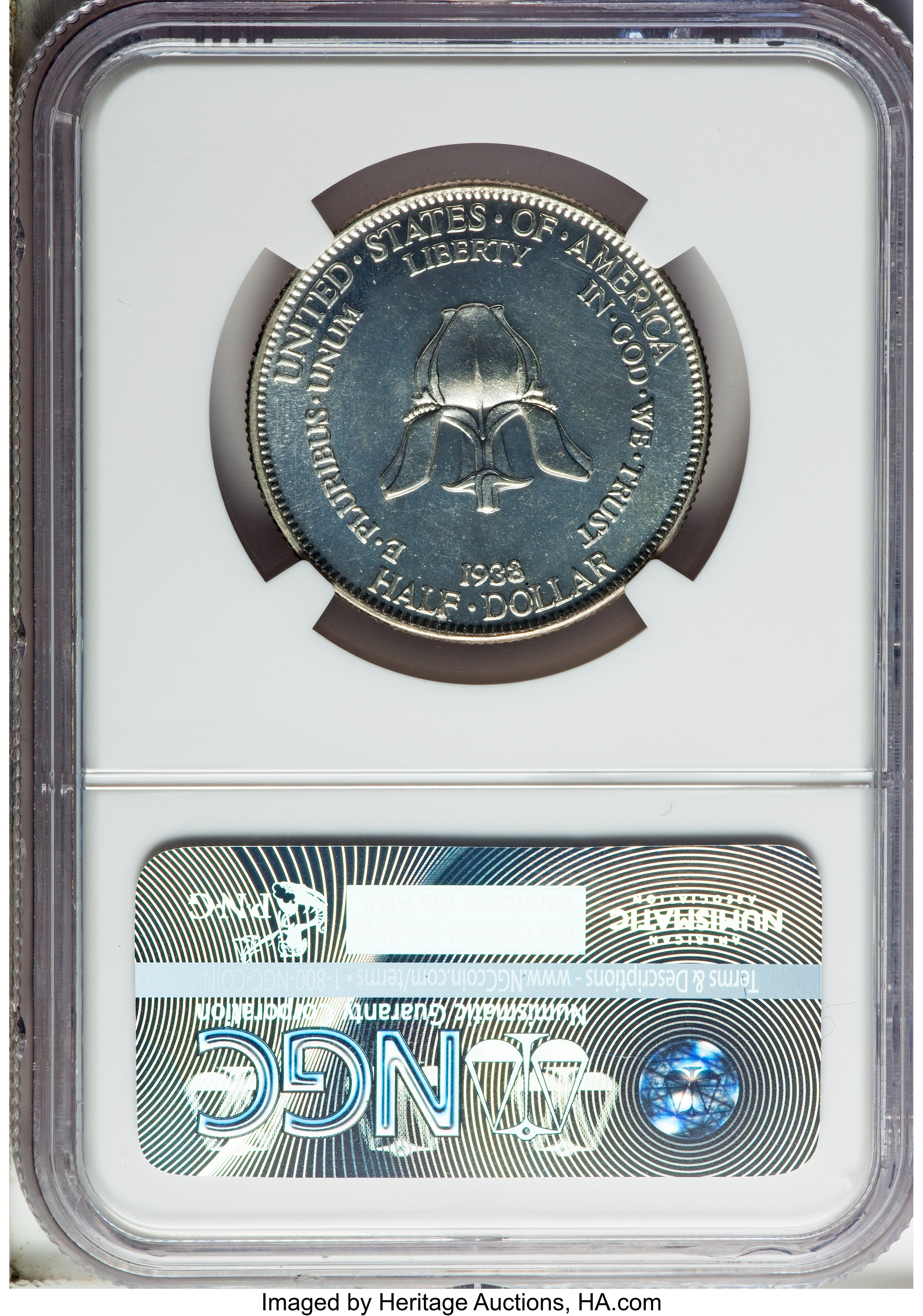 image for: 1938 50C New Rochelle, Specimen Finish, SP64 NGC. CAC....