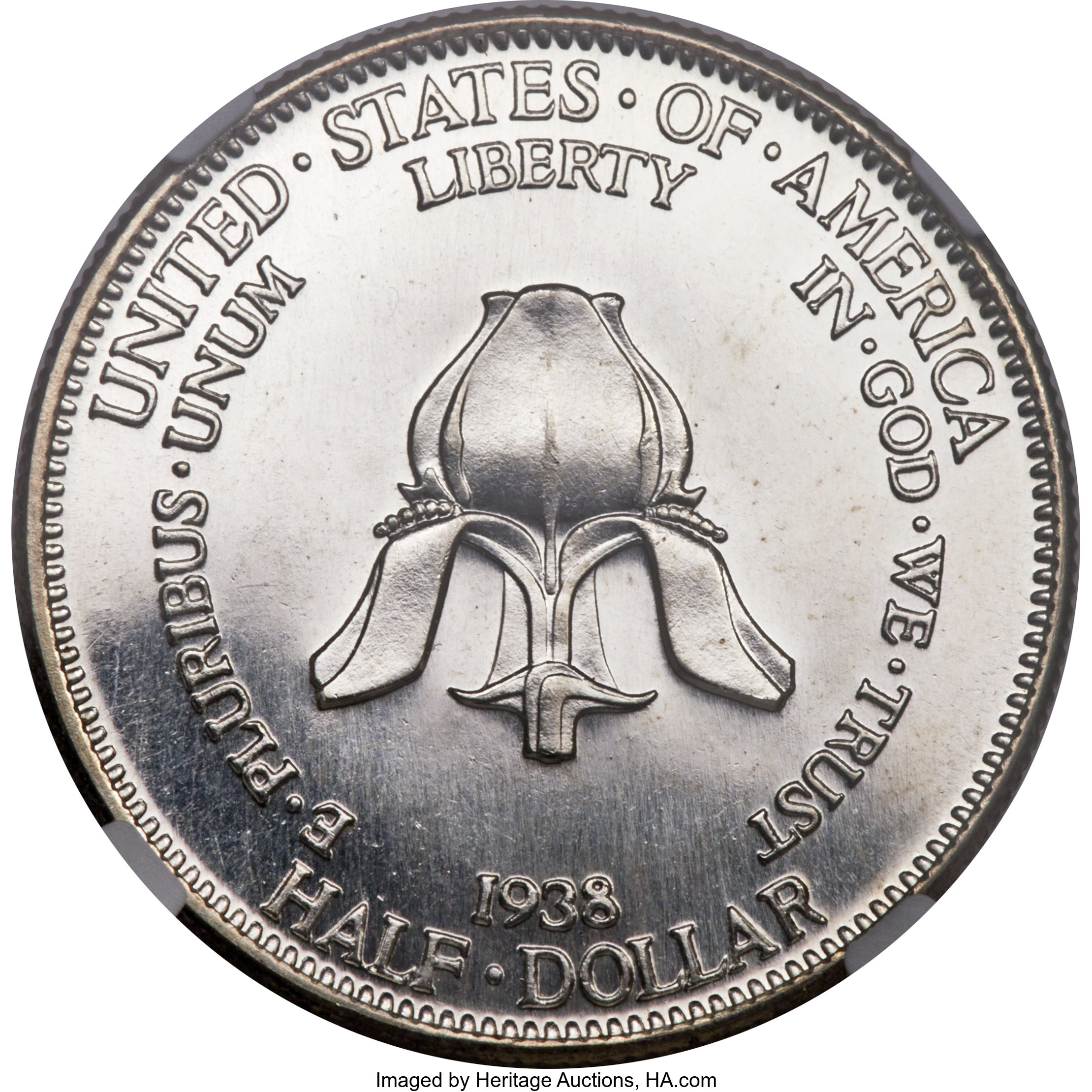 image for: 1938 50C New Rochelle, Specimen Finish, SP64 NGC. CAC....