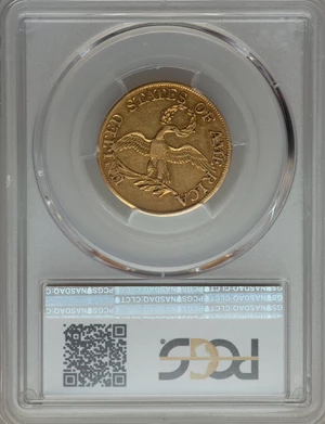 image for: 1795 $5 Small Eagle, BD-3, High R.3, AU50 PCGS....