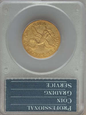 image for: 1795 $5 Small Eagle, BD-4, R.5, VF30 PCGS....
