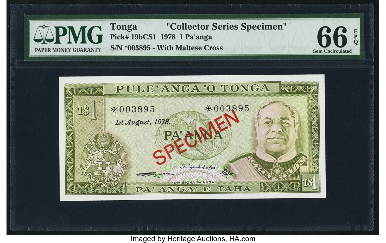 image for: Tonga  1 pa?anga(B119s1)