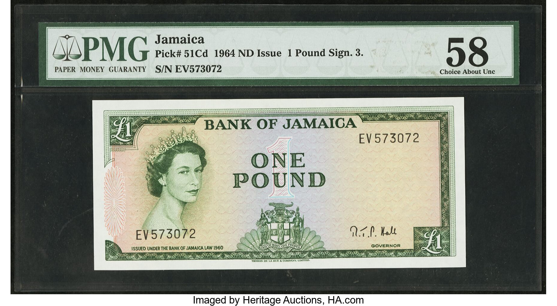 image for: Jamaica  1 pound (B206e)