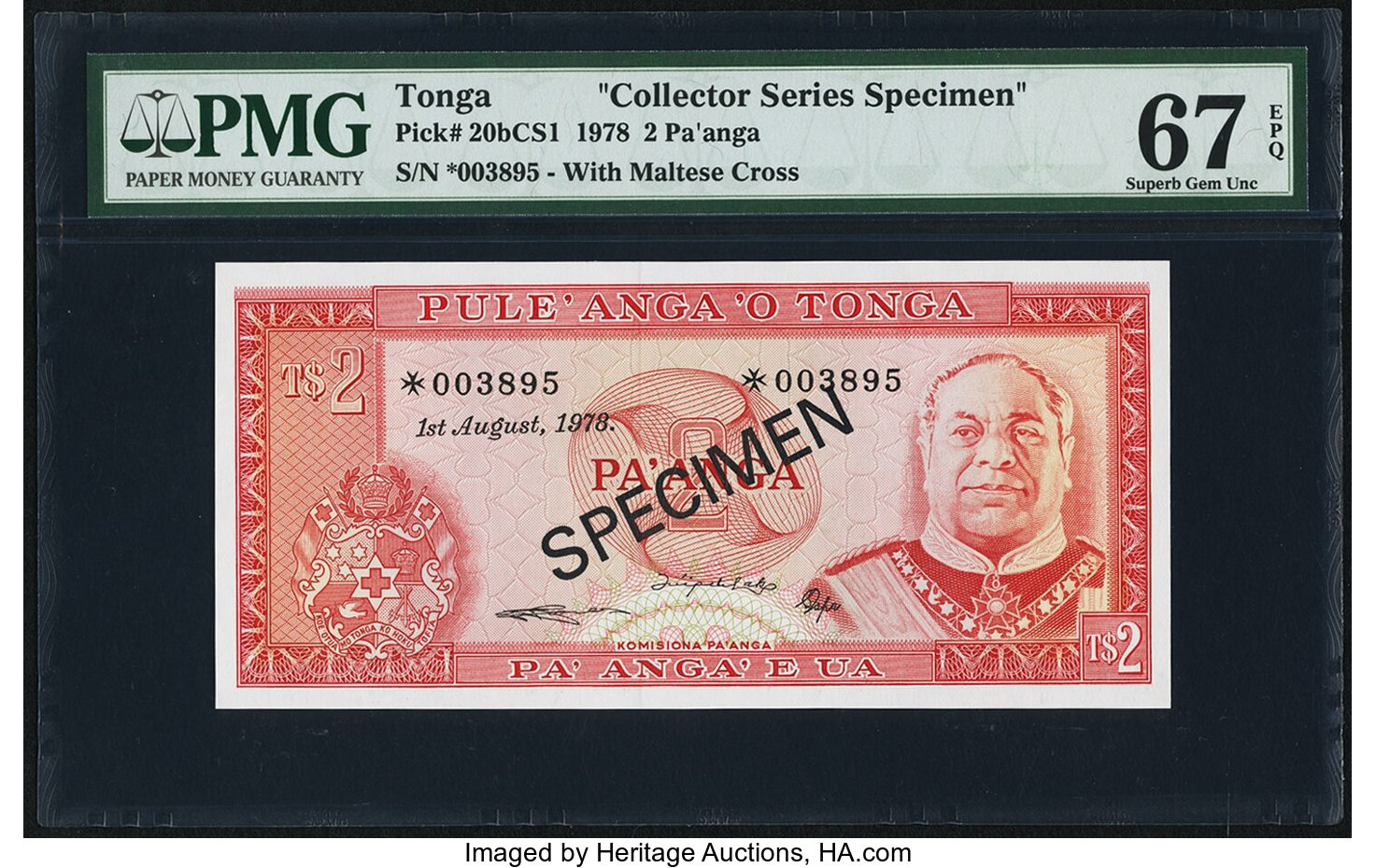 image for: Tonga  2 pa?anga(B120s2)