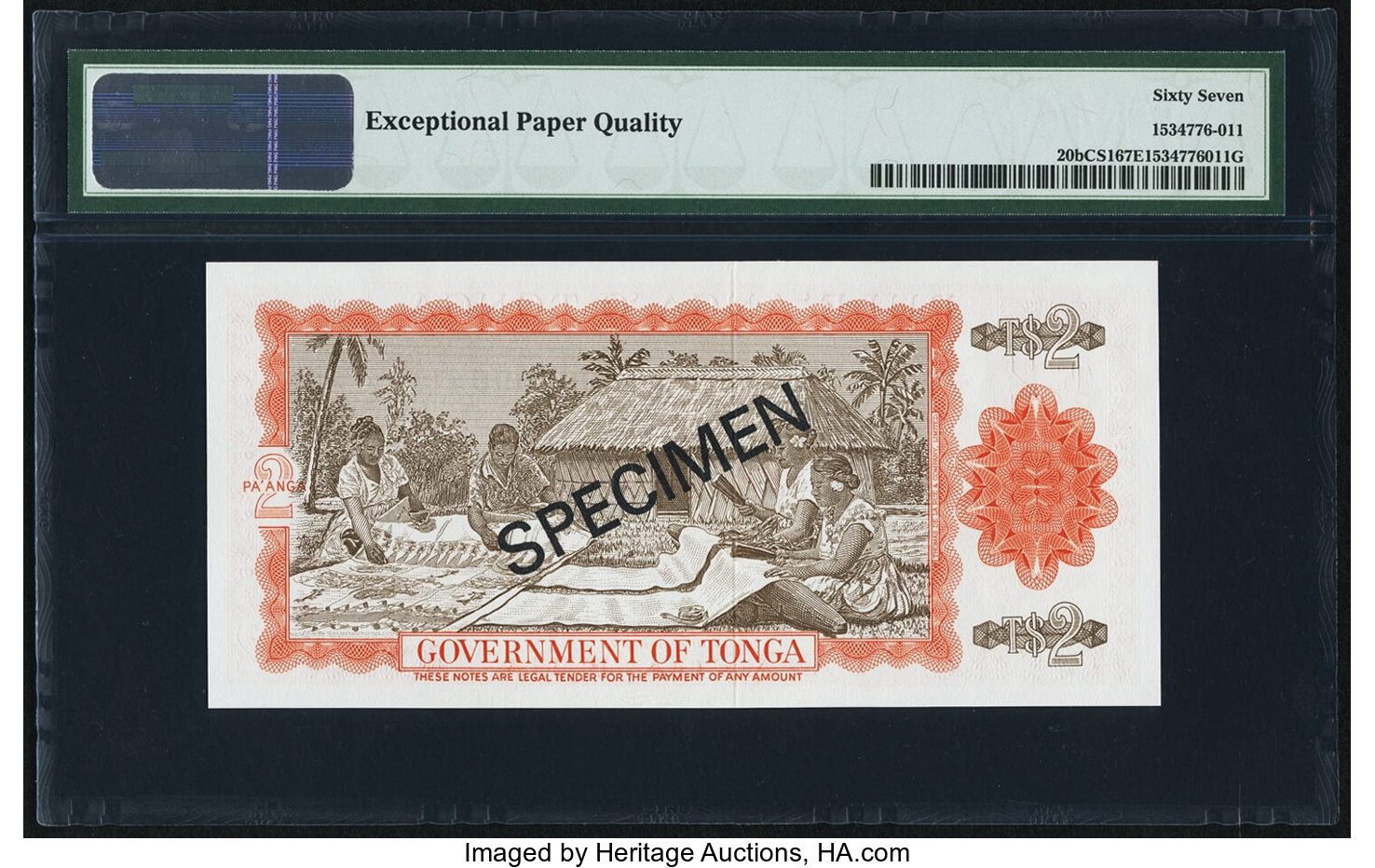 image for: Tonga  2 pa?anga(B120h)