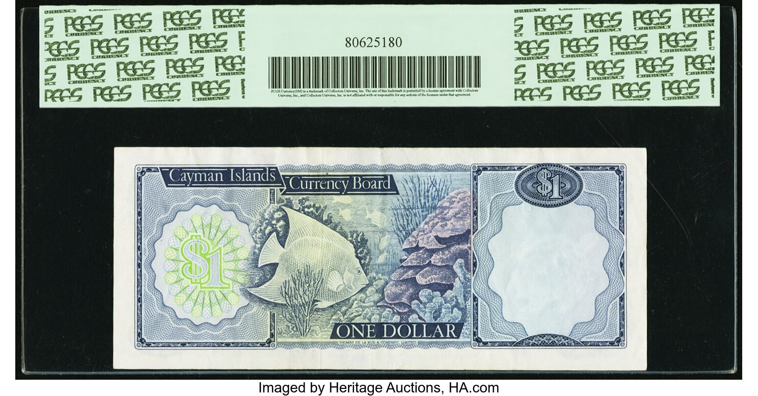 image for: Cayman Islands  1 dollar (B101a)