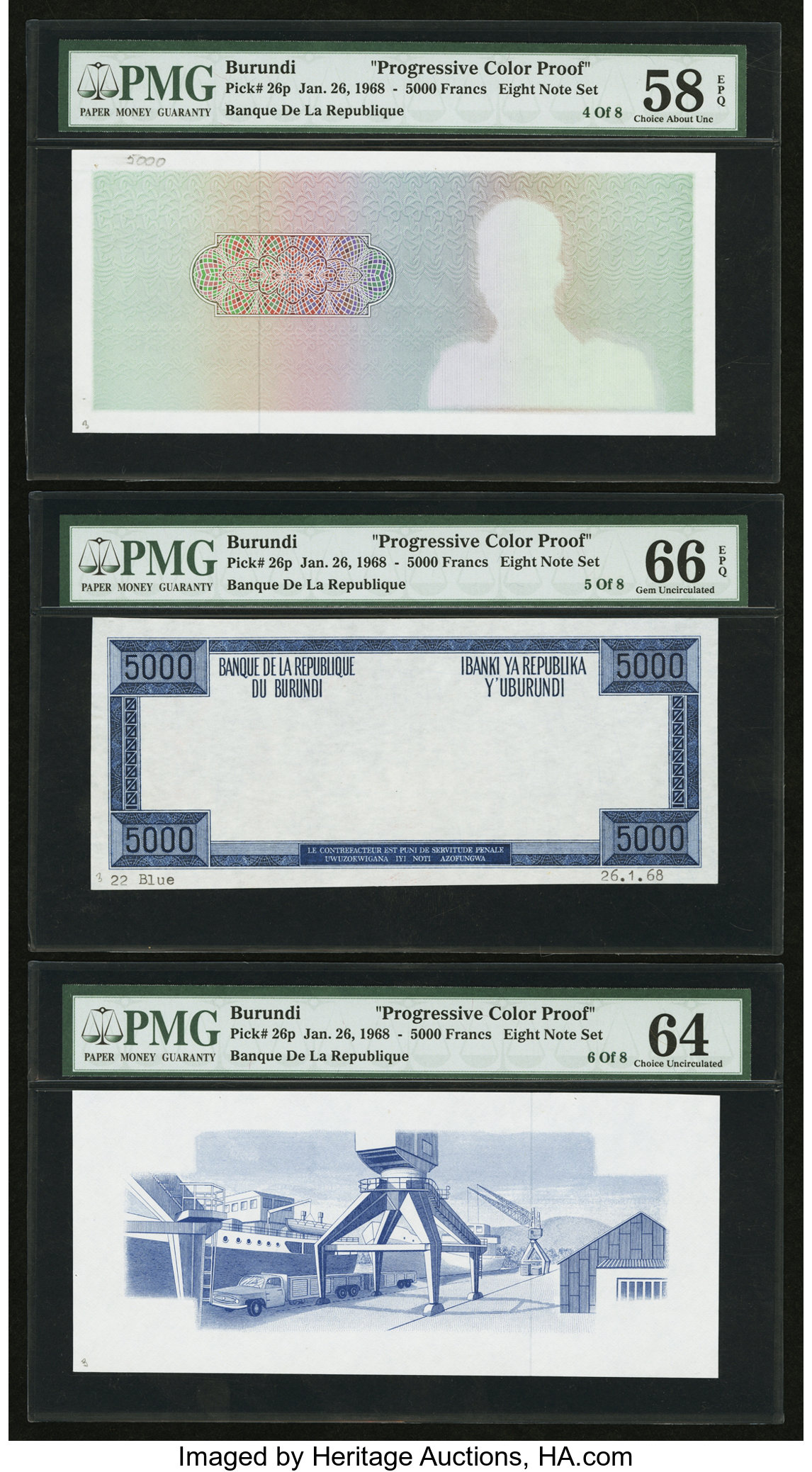 image for: Burundi  5,000 francs (B213a)
