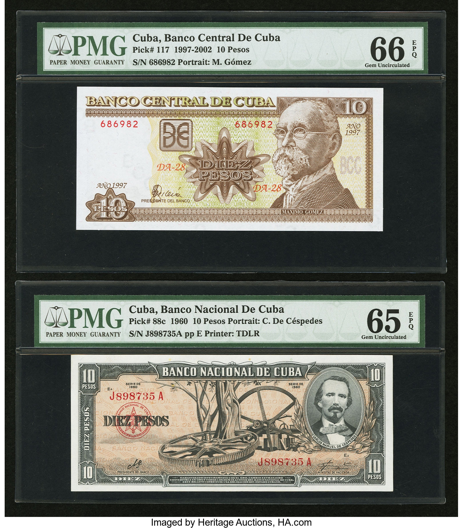 image for: Cuba  10 pesos (B812b)