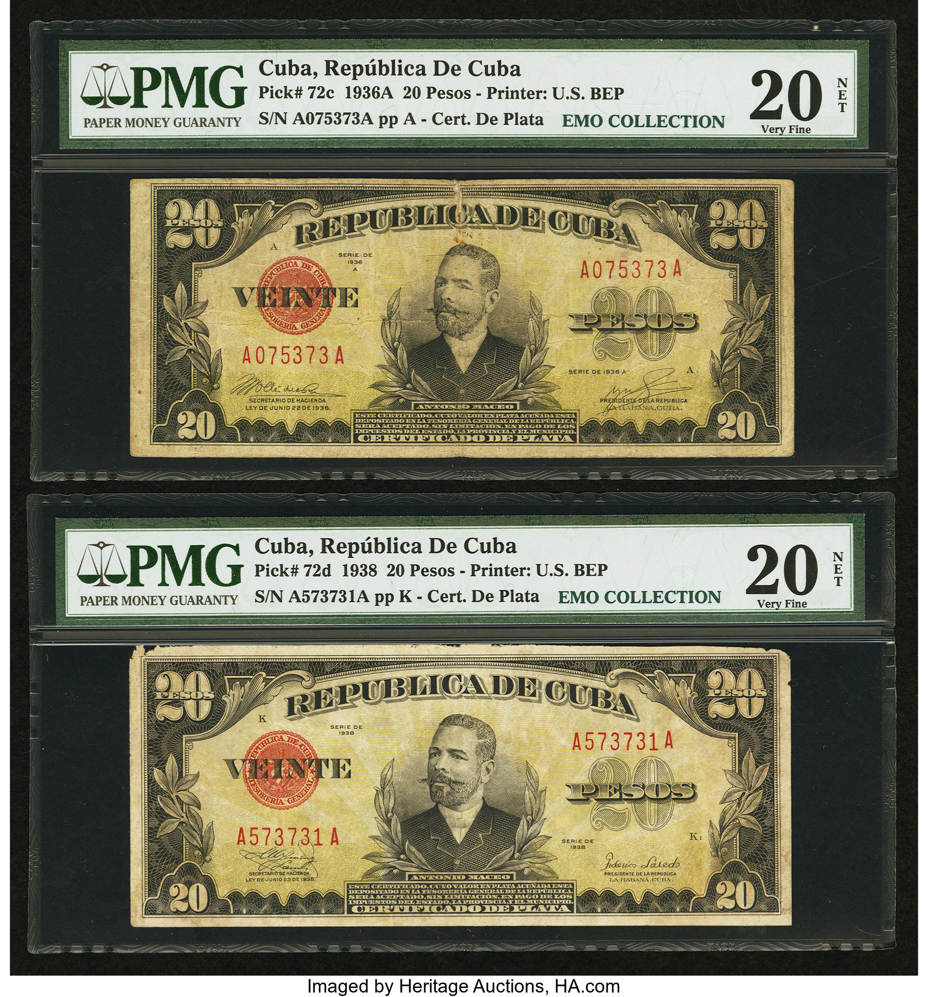image for: Cuba  20 pesos(B404b)