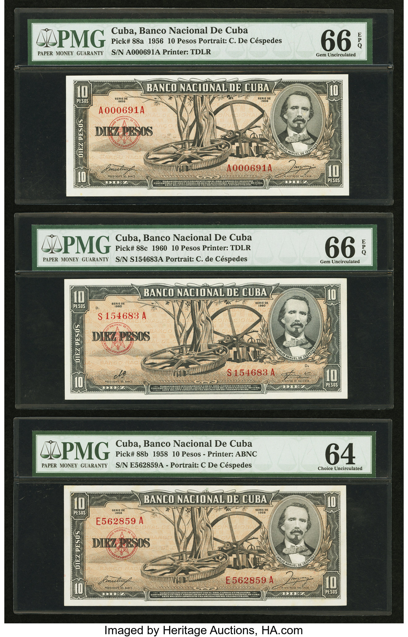 image for: Cuba  10 pesos (B812a)