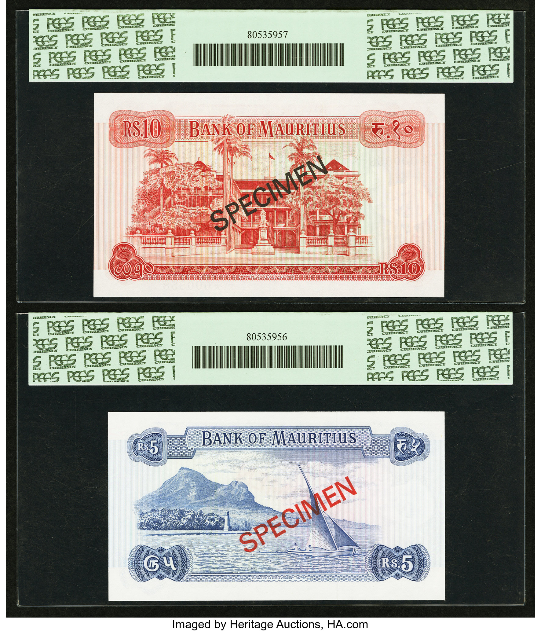 image for: Mauritius  5 rupees (B401a)