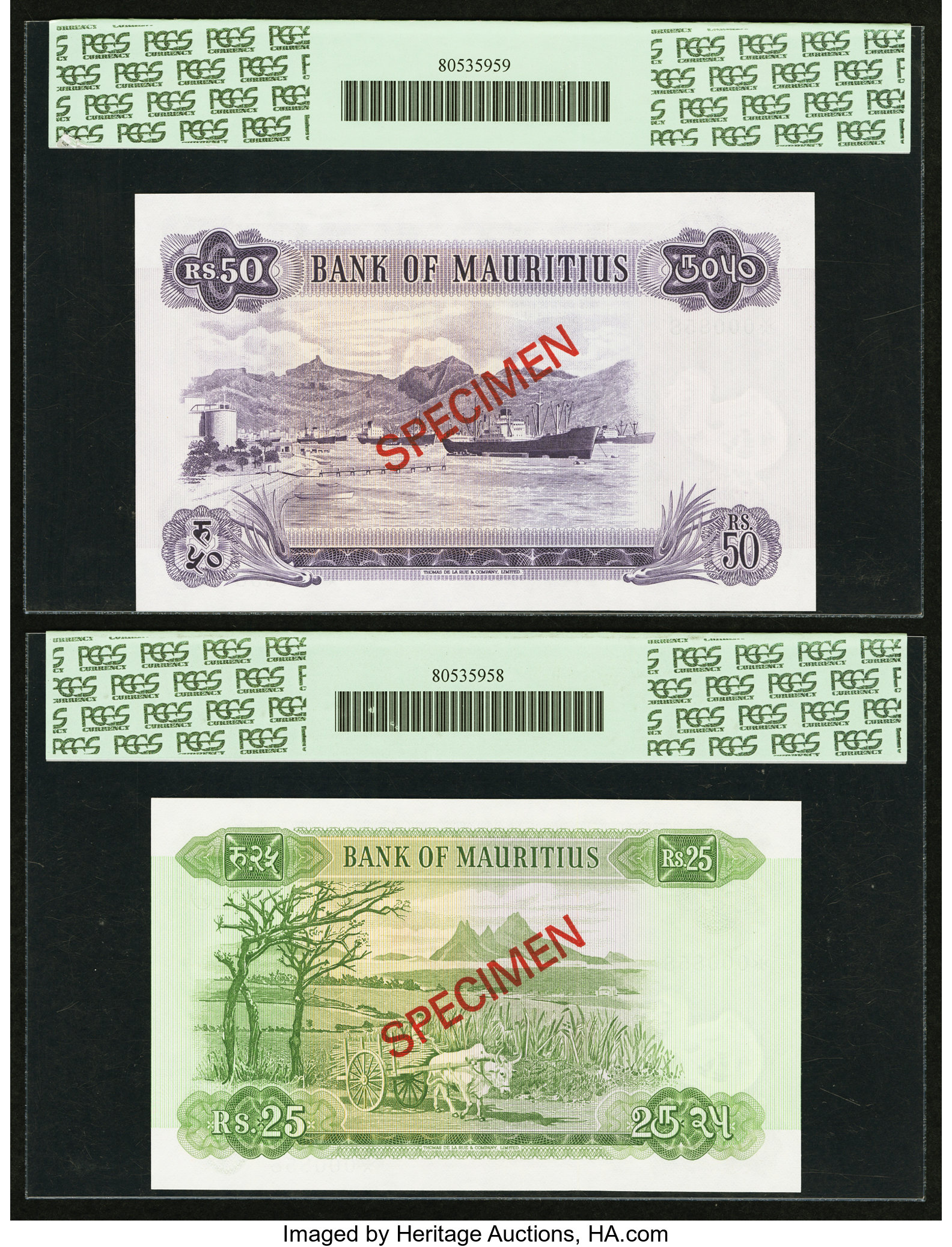 image for: Mauritius  5 rupees (B401cz)