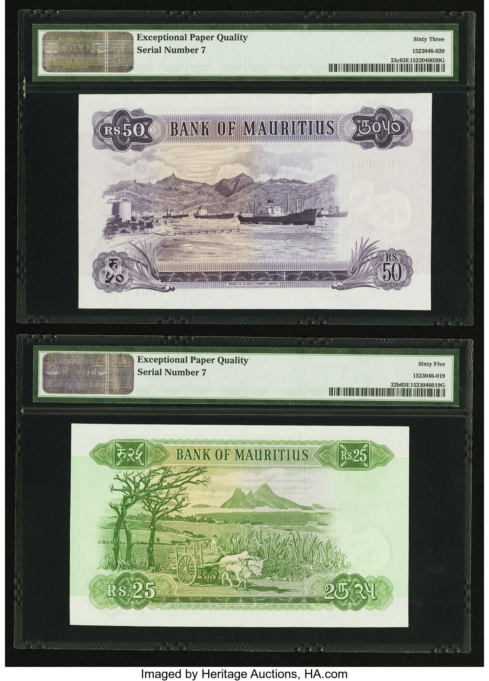 image for: Mauritius  5 rupees (B401cz)
