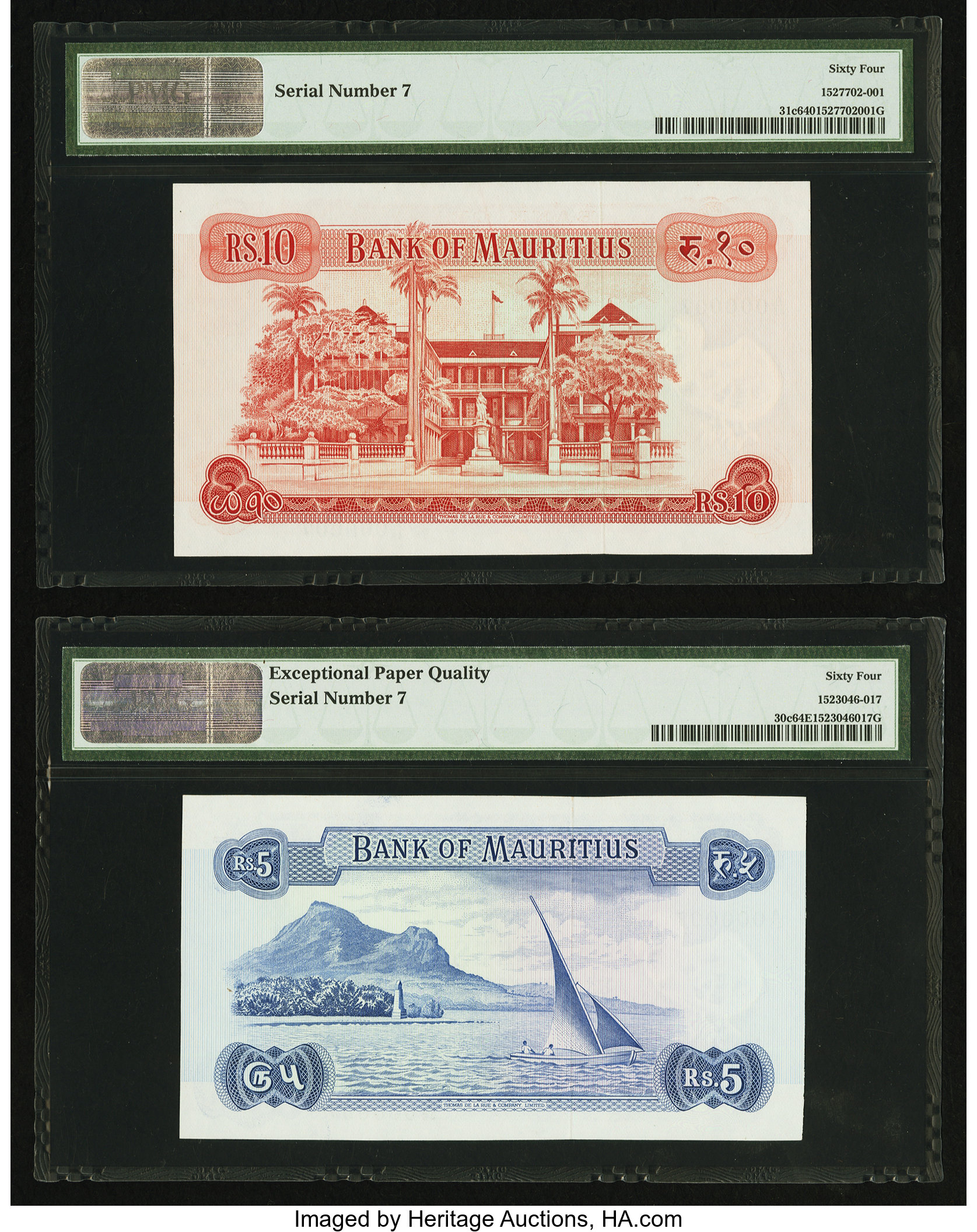 image for: Mauritius  10 rupees (B402b)
