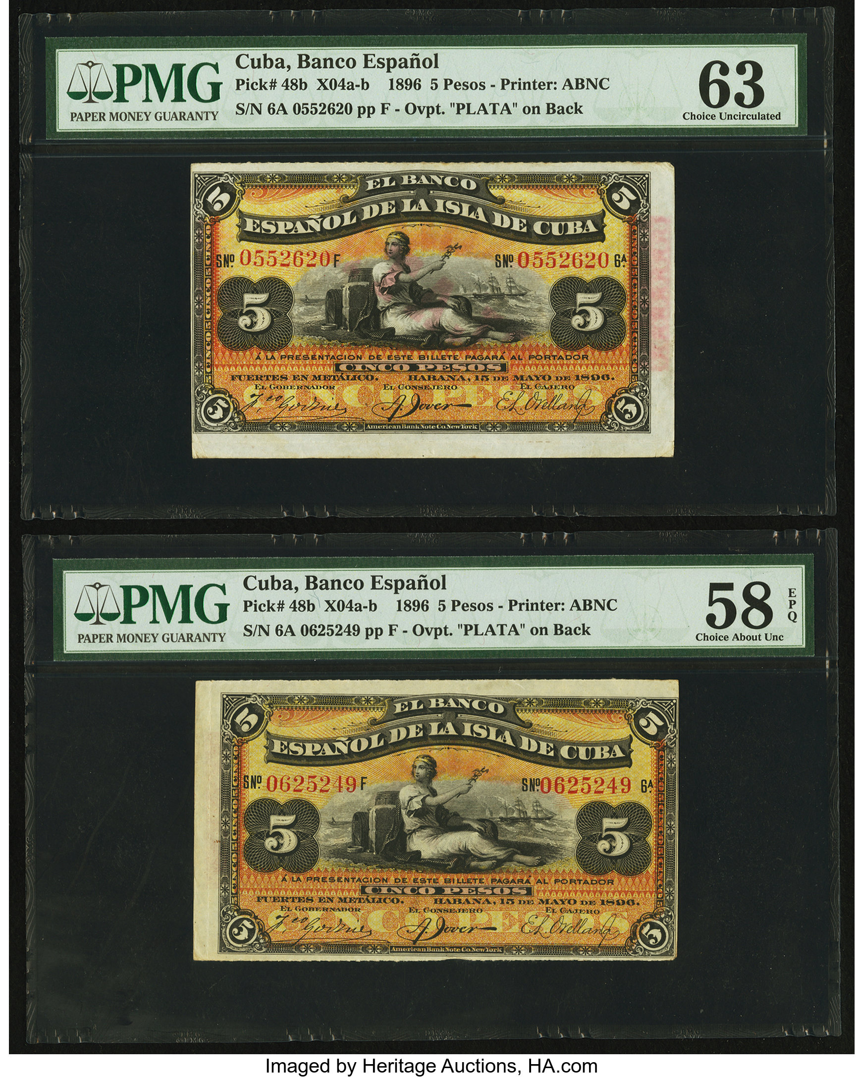 image for: Cuba  5 pesos (B306b)