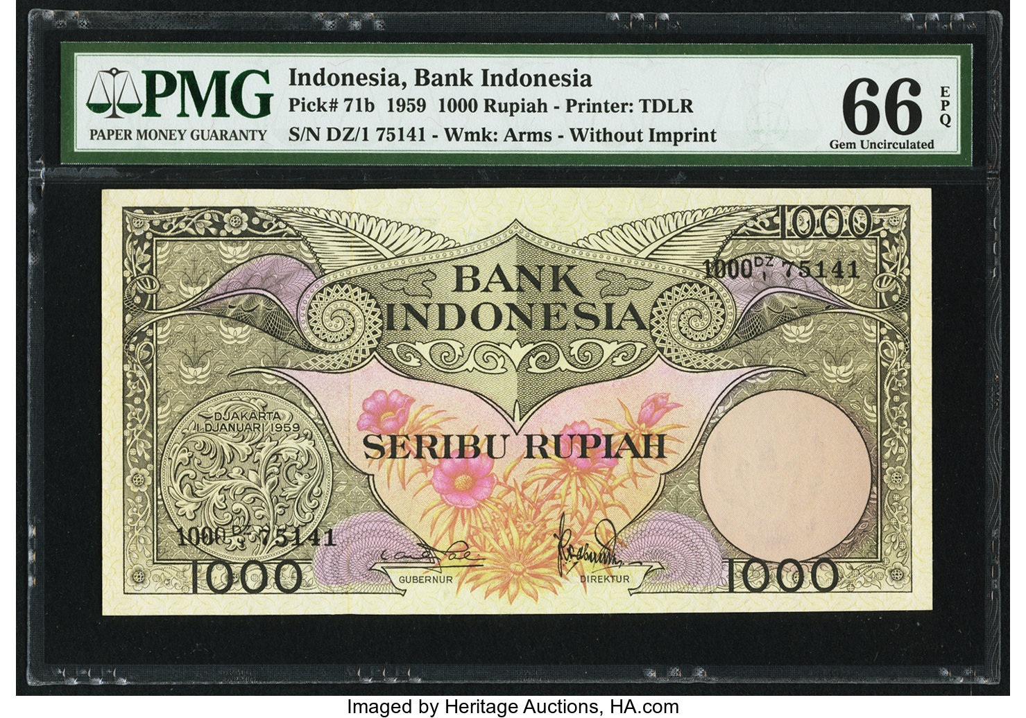 image for: Indonesia  1,000 rupiah (B533a)