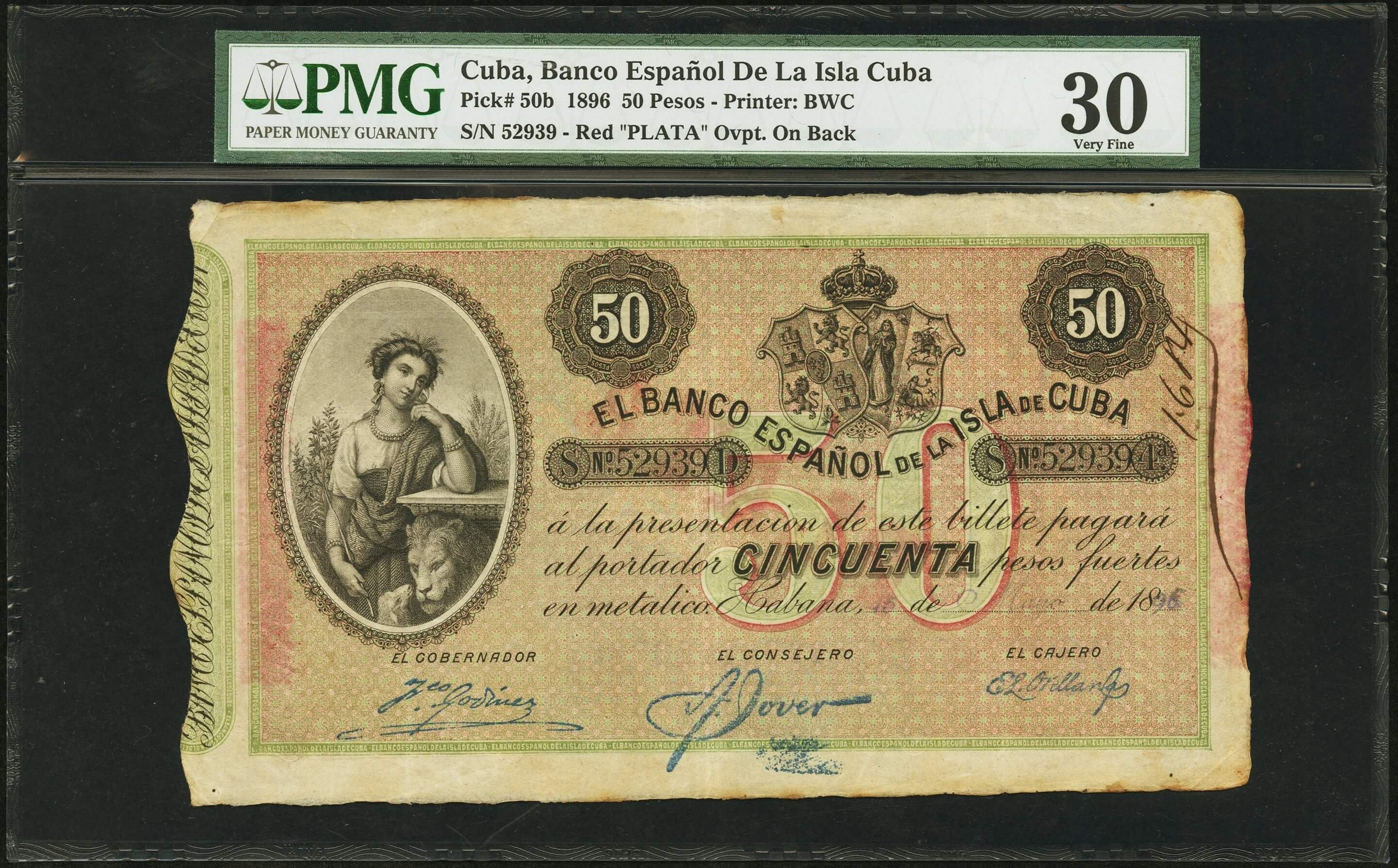 image for: Cuba  50 pesos fuertes (B308b)