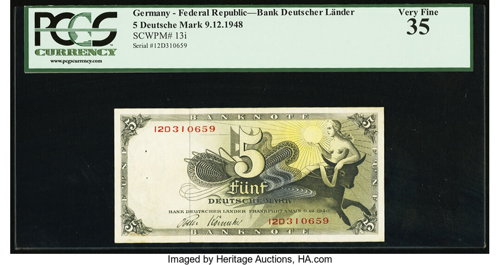 image for: Germany, Federal Republic of  5 deutsche mark (B113as4)