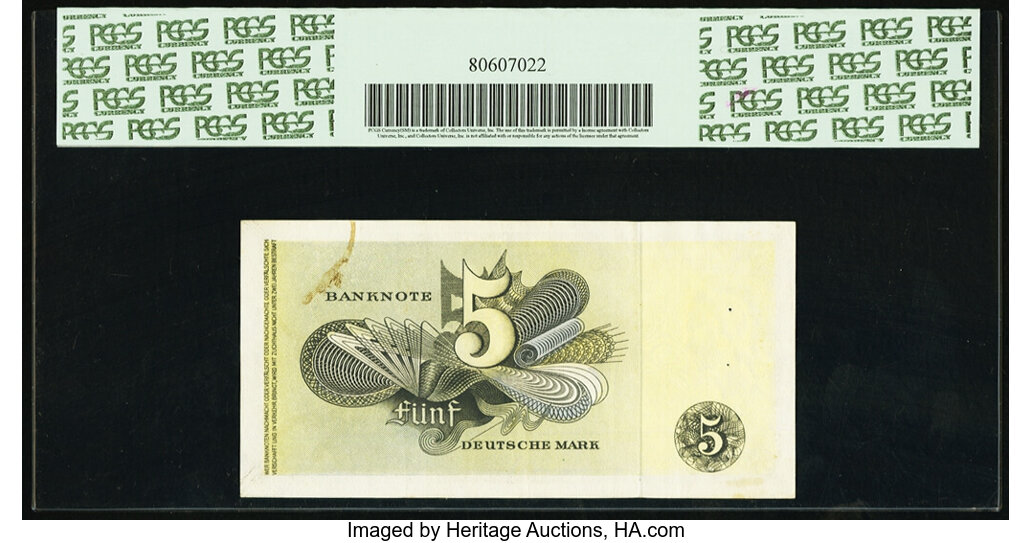 image for: Germany, Federal Republic of  5 deutsche mark (B113as4)