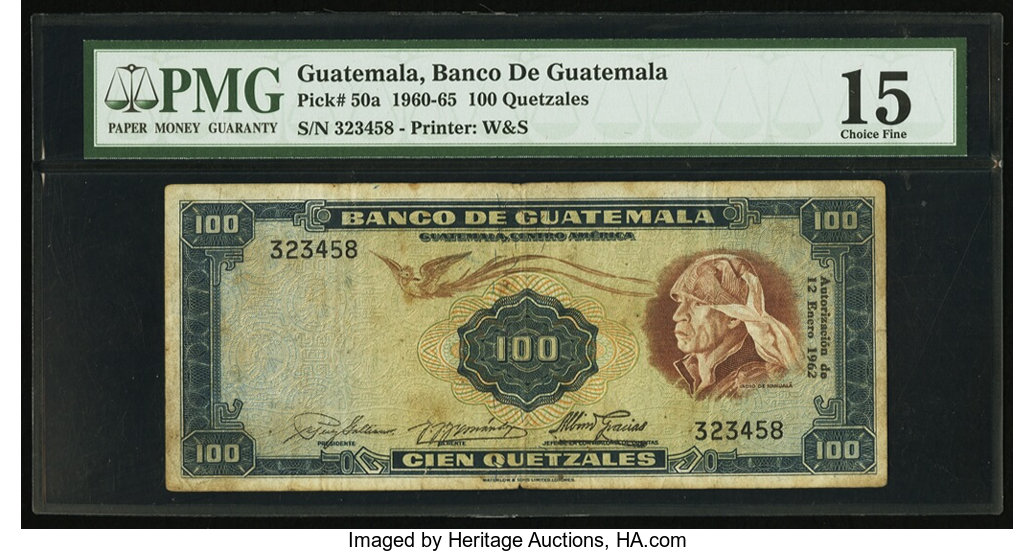 image for: Guatemala  100 quetzales (B530e)