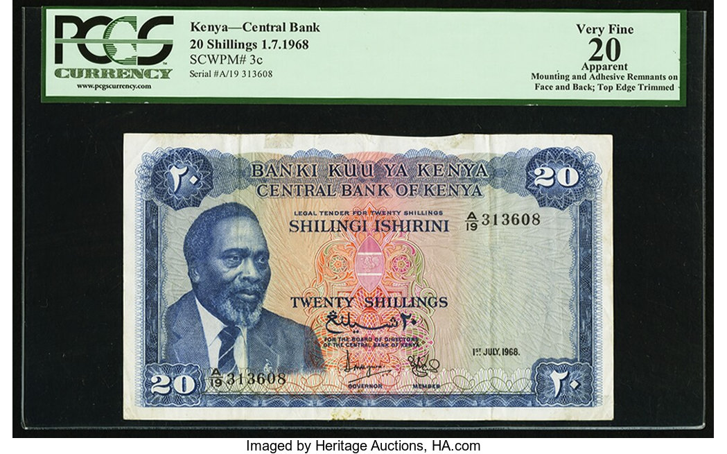 image for: Kenya  20 shillings (B103t)