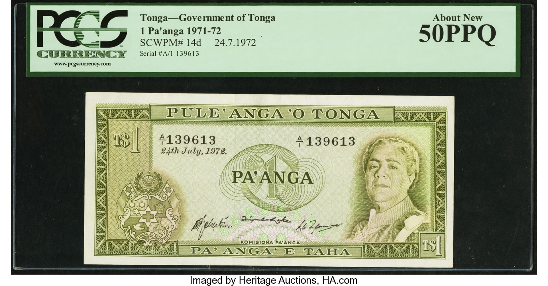 image for: Tonga  1 pa?anga(B114a)