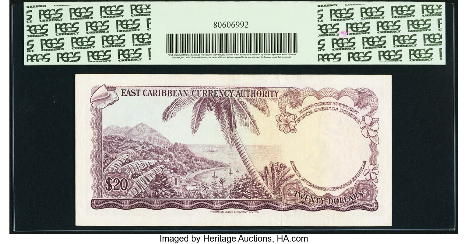 image for: East Caribbean States  20 dollars (B103c9s2)