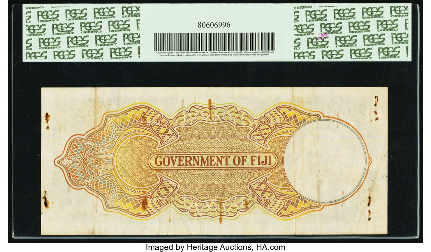 image for: Fiji  5 shillings(B313f)