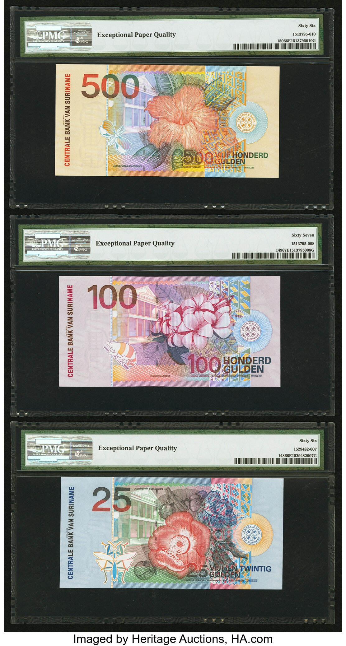 image for: Suriname  1,000 gulden (guilders)(B536a)