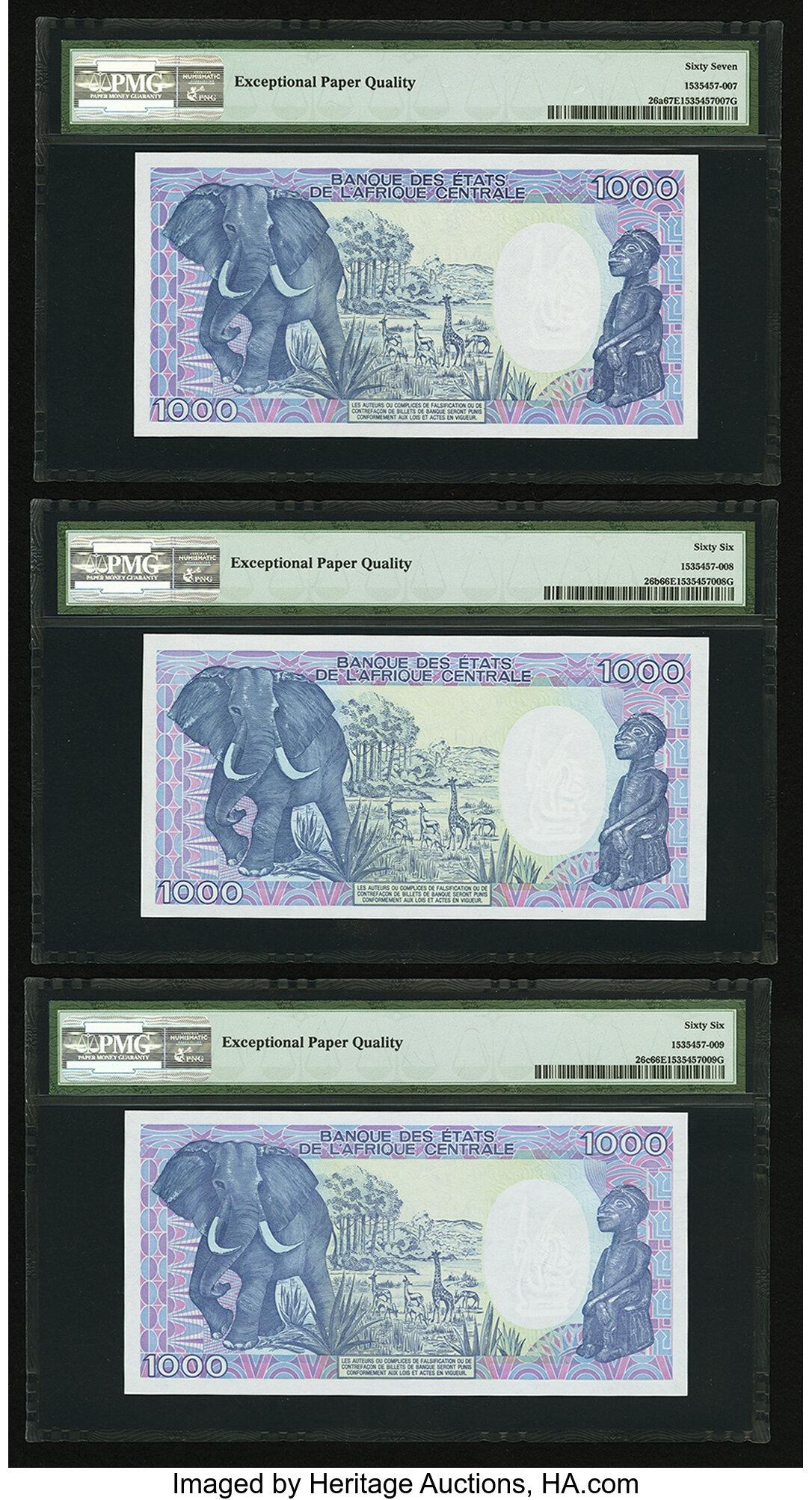 image for: Cameroon  1,000 francs(B412c)