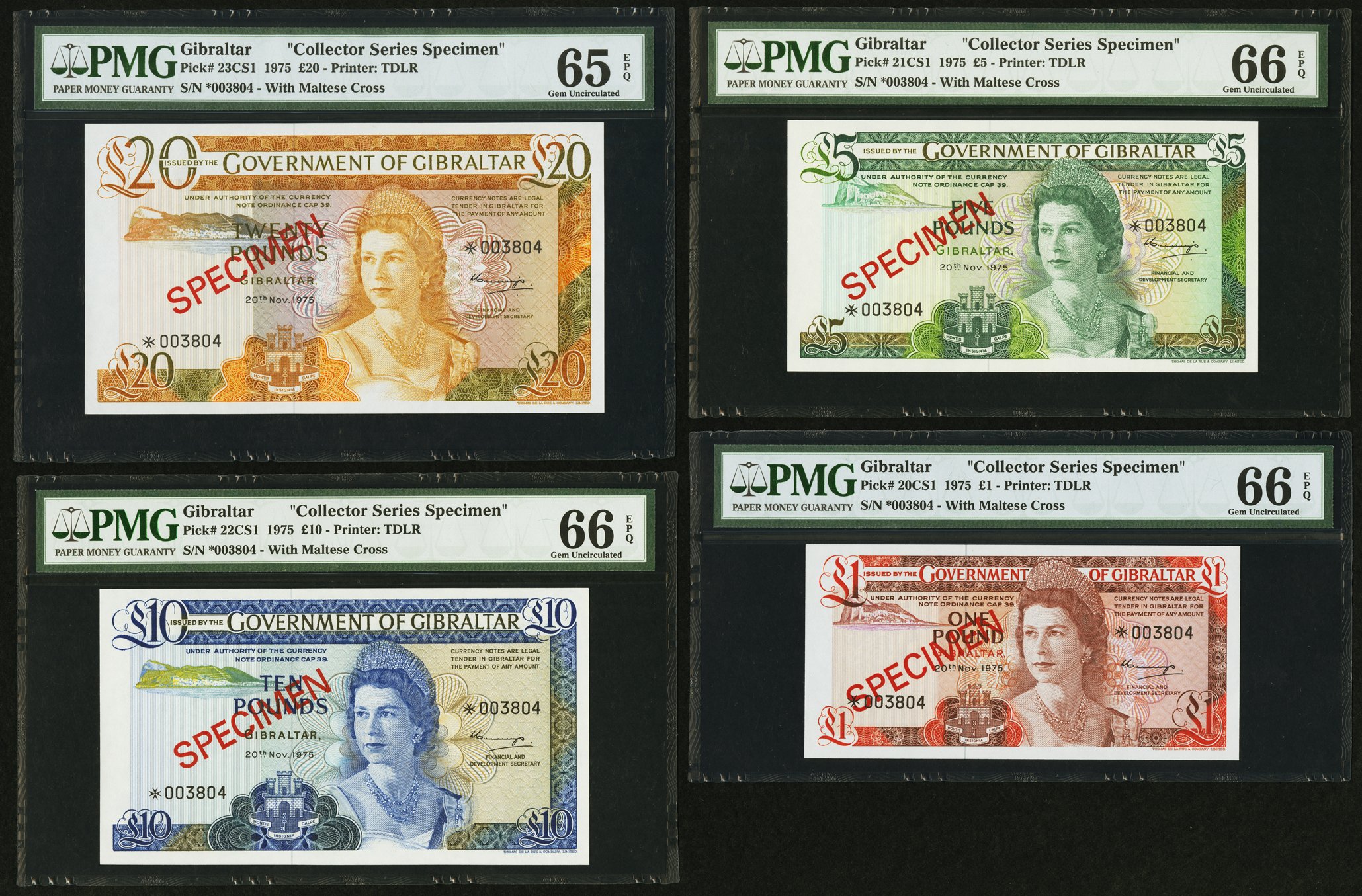 image for: Gibraltar  20 pounds (B121a)