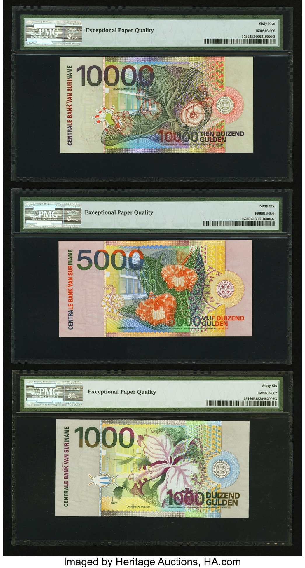 image for: Suriname  1,000 gulden (guilders)(B536a)