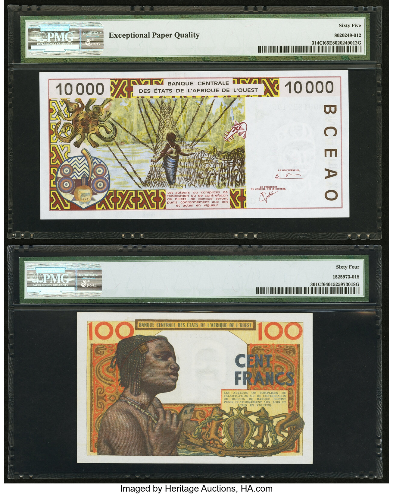 image for: West African States  100 francs (B106Ce)