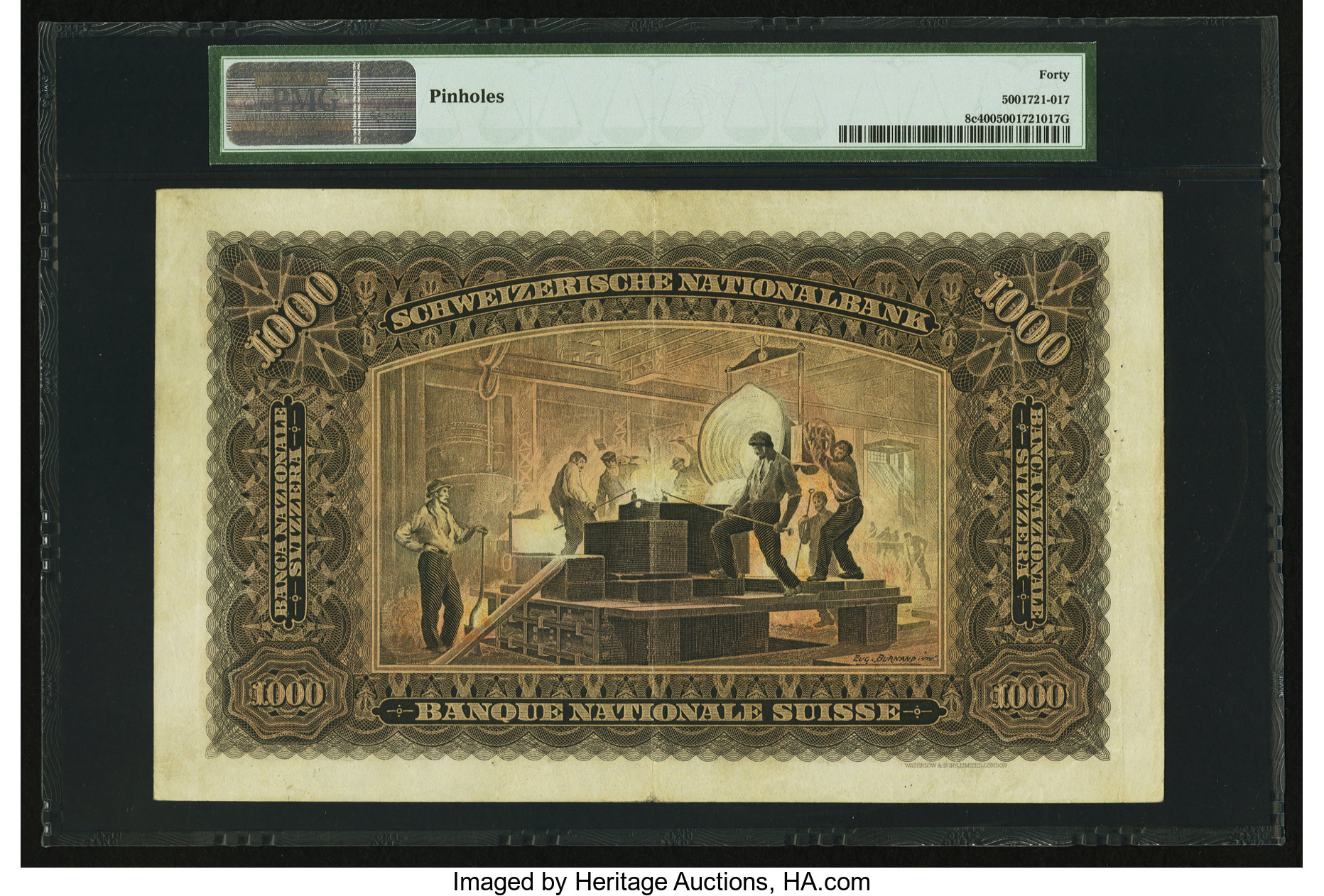 image for: Switzerland  1,000 francs (B319bt)