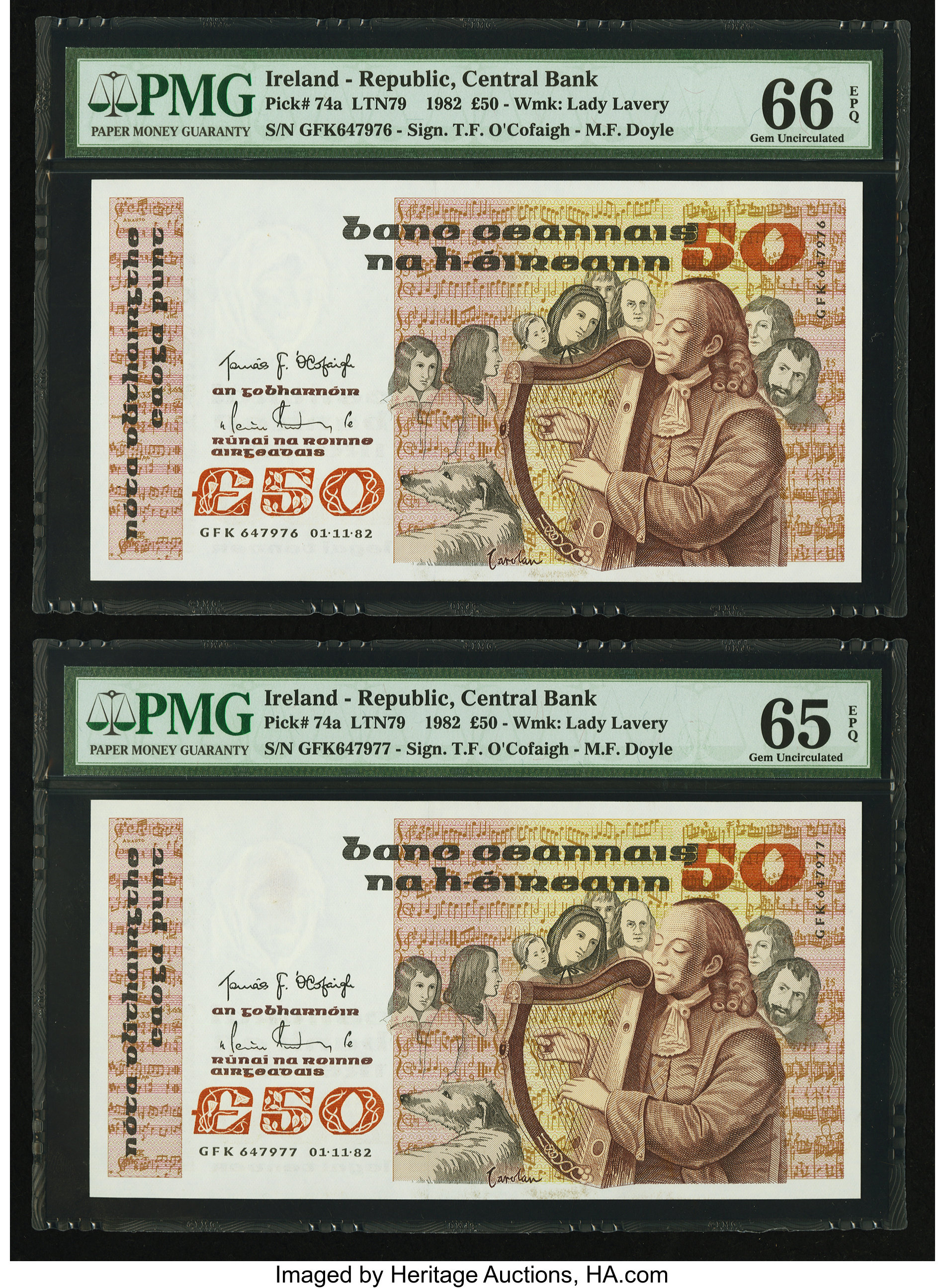 image for: Ireland, Republic of  50 pounds(B219b)