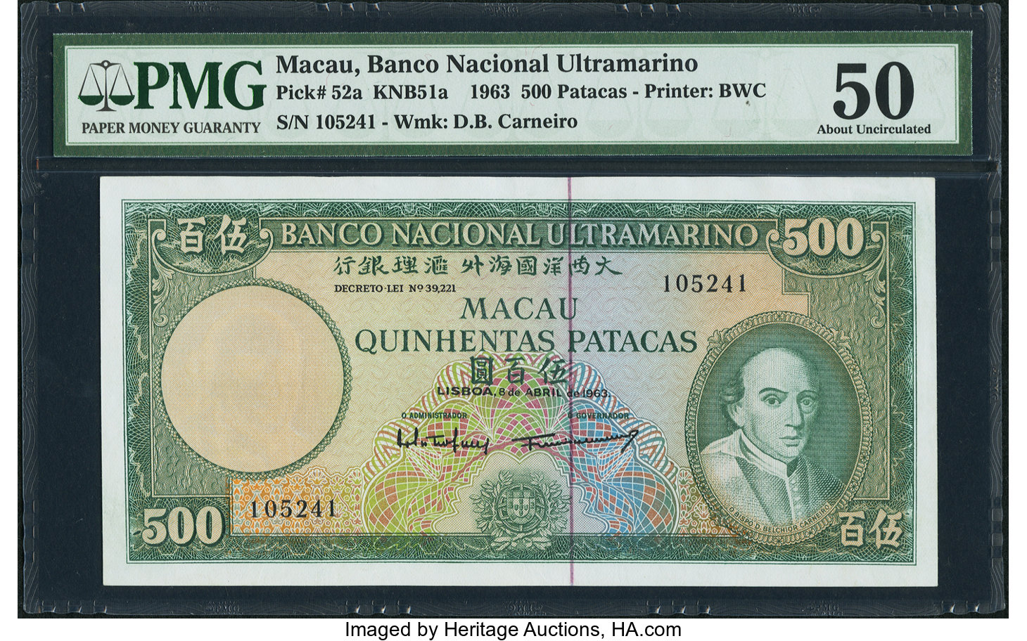 image for: Macau  500 patacas (B053fs2)
