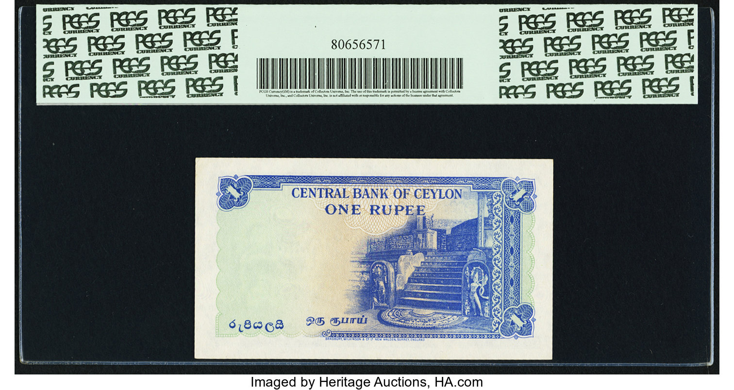 image for: Ceylon  1 rupee(B303at)