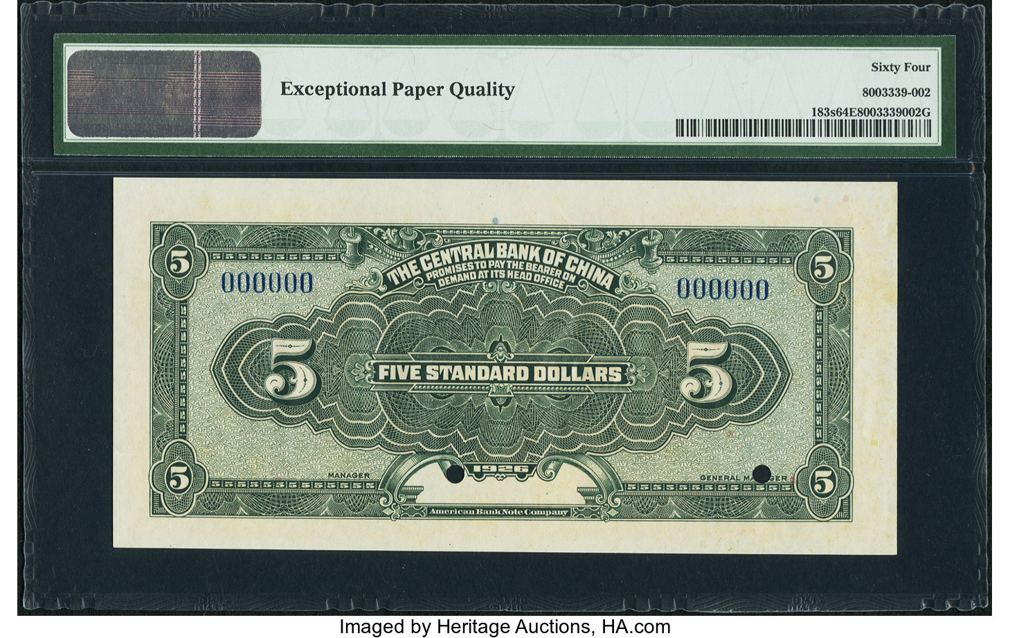 image for: China National Banks  10 standard dollars(B3027c)