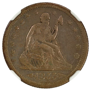 image for: 1855-O 25c NGC VF25 (Arrows)