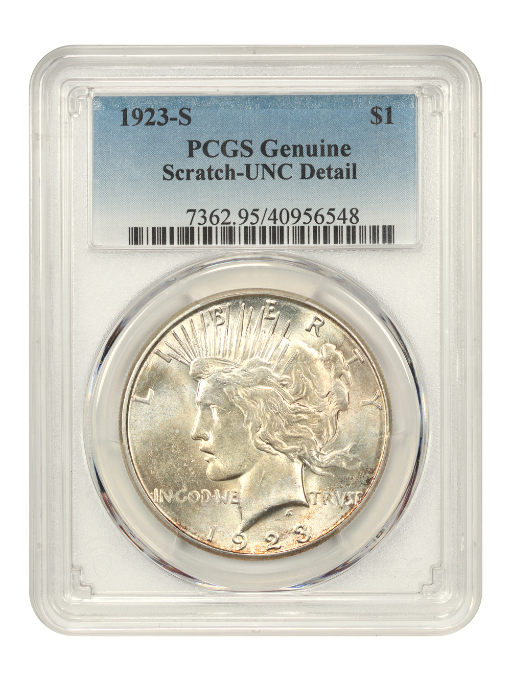 1923-S $1 MS60 CAC thumbnail 5