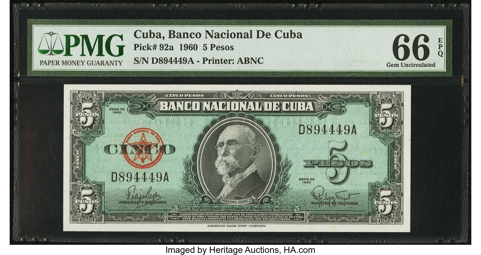 image for: Cuba  5 pesos (B815as1)