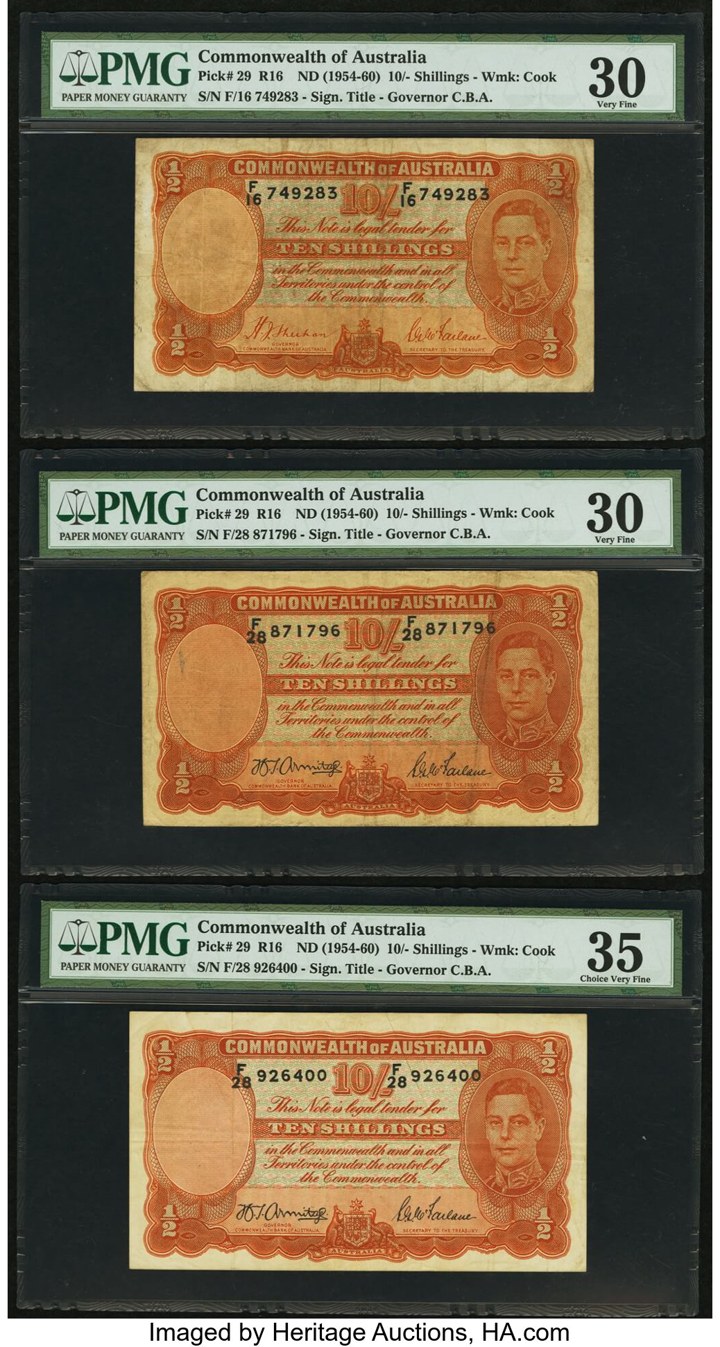 image for: Australia  10 shillings(B131cs)