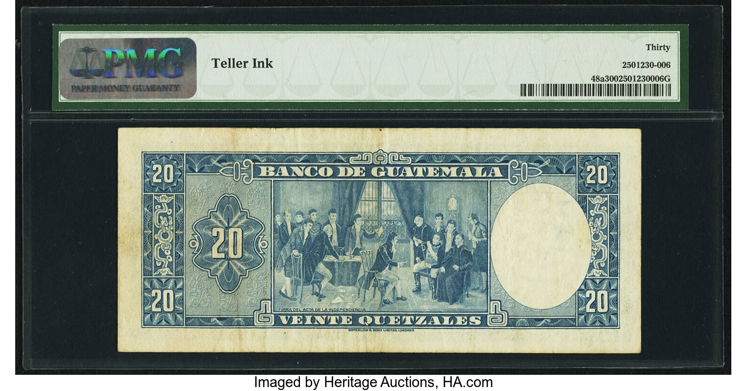 image for: Guatemala  20 quetzales (B529c)